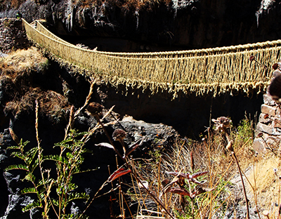 Puente Q’eswachaka – PERÚ
©Instituto Nacional de Cultura 2010. Web UNESCO